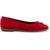 imageAerosoles Womens Homebet Ballet FlatRacing Red Faux Suede