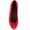 imageAerosoles Womens Homebet Ballet FlatRacing Red Faux Suede New