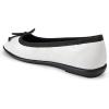 imageAerosoles Womens Homebet Ballet FlatWhite Patent Pu
