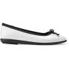 imageAerosoles Womens Homebet Ballet FlatWhite Patent Pu