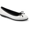 imageAerosoles Womens Homebet Ballet FlatWhite Patent Pu