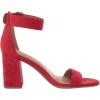 imageAerosoles Womens Lawrence Heeled SandalRed Faux Suede