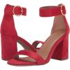 imageAerosoles Womens Lawrence Heeled SandalRed Faux Suede