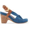 imageAerosoles Womens Miki Heeled SandalMedium Blue Denim