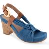 imageAerosoles Womens Miki Heeled SandalMedium Blue Denim