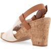 imageAerosoles Womens Miki Heeled SandalNatural Canvas