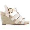 imageAerosoles Womens Paige Wedge SandalEggnog Pu Leather