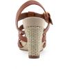 imageAerosoles Womens Paige Wedge SandalGinger Bread Pu