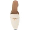 imageAerosoles Womens Patchin MuleEggnog Pebbled Leather