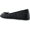 imageAerosoles Womens Pia Ballet FlatBlack Quilted Leather