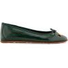 imageAerosoles Womens Pia Ballet FlatFir Green Patent Crinkled Faux Leather
