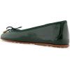 imageAerosoles Womens Pia Ballet FlatFir Green Patent Crinkled Faux Leather