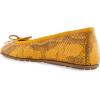 imageAerosoles Womens Pia Ballet FlatMarigold Snake Print