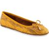 imageAerosoles Womens Pia Ballet FlatMarigold Snake Print