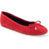 imageAerosoles Womens Pia Ballet FlatRacing Red Suede