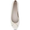 imageAerosoles Womens Pia Ballet FlatWhite Patent Pu