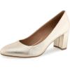 Gold Metallic Textured Faux Leather