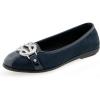 imageAerosoles Womens Big Bet Flat HeelNavy Faux Suede