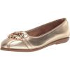 imageAerosoles Womens Big Bet Flat HeelSoft Gold Vegan