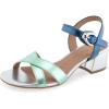 Mermaid Metallic Combination Faux Leather