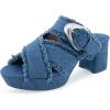 imageAerosoles Womens Collin Heeled SandalMedium Blue Denim
