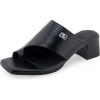 imageAerosoles Womens Etta Heeled SandalBlack Leather