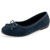 Navy Faux Suede
