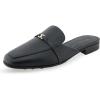 imageAerosoles Womens Patchin MuleBlack Pebbled Leather