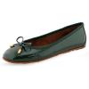 Fir Green Patent Crinkled Faux Leather