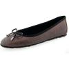 imageAerosoles Womens Pia Ballet FlatMocha Printed Snake Leather