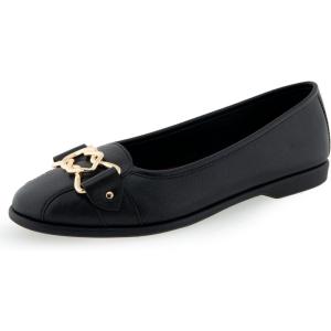 imageAerosoles Womens Bia Ballet FlatBlack Leather
