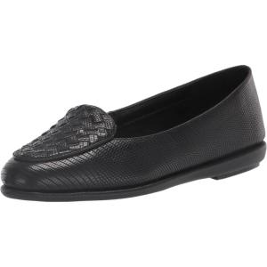 imageAerosoles Womens Brielle Loafer FlatBlack Lizard