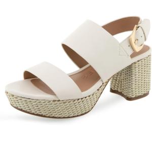 imageAerosoles Womens Camilia Heeled SandalEggnog Combo