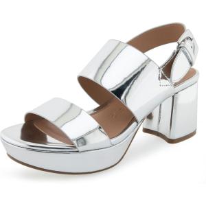imageAerosoles Womens Camilia Heeled SandalSilver Metallic