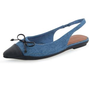 imageAerosoles Womens Donna Ballet FlatMedium Blue Denim