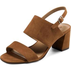 imageAerosoles Womens Emmex Heeled SandalTan Pu