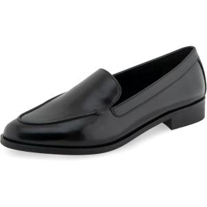 imageAerosoles Womens Everest01 Loafer FlatBlack Burnished Faux Leather