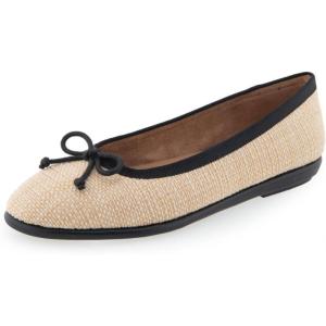 imageAerosoles Womens Homebet Ballet FlatNatural Raffia