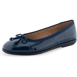 imageAerosoles Womens Homebet Ballet FlatNavy Patent