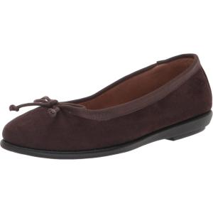 imageAerosoles Womens Homebet Ballet FlatOrange Faux Suede