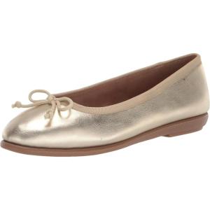 imageAerosoles Womens Homebet Ballet FlatSoft Gold Pu