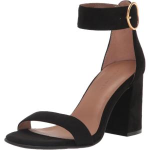 imageAerosoles Womens Lawrence Heeled SandalBlack Faux Suede