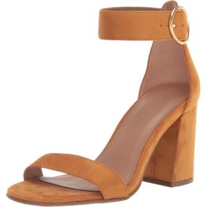 imageAerosoles Womens Lawrence Heeled SandalTan Faux Suede