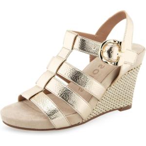 imageAerosoles Womens Paige Wedge SandalSoft Gold Pu