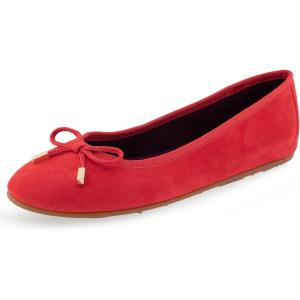imageAerosoles Womens Pia Ballet FlatRacing Red Suede