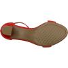 imageAerosoles Womens Bird of Paradise Heeled SandalMid Red Suede