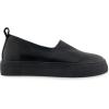 imageAerosoles Womens Blakely SneakerBlack Stretch Faux Leather