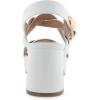 imageAerosoles Womens Camea Heeled SandalBright White Leather