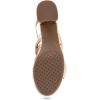 imageAerosoles Womens Camea Heeled SandalSoft Gold Leather