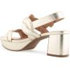 imageAerosoles Womens Camea Heeled SandalSoft Gold Leather